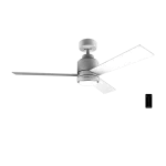 Ventilador de techo EnergySilence Aero 4850 Style White con luz LED encendida y aspas blancas