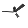 Imagen 2 Ventilador de techo EnergySilence Aero 4850 Style Black de 48" con motor DC de 30 W, luz LED, mando a distancia y función verano-invierno para climatización.