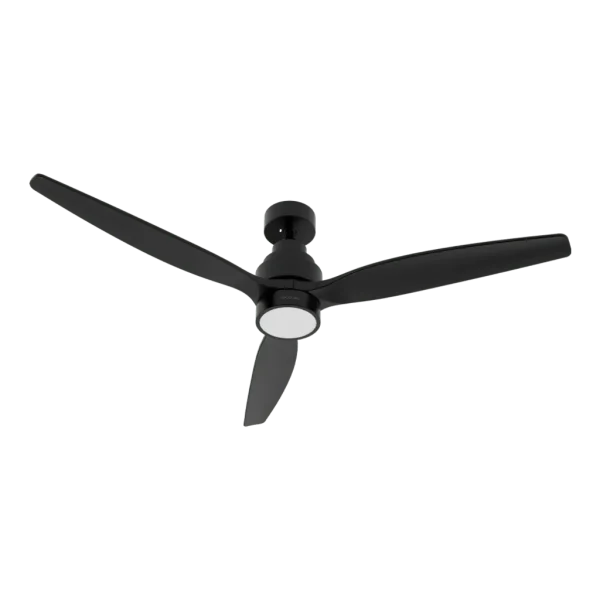 Imagen 2 Ventilador de techo EnergySilence Aero 5350 Black Design de 52" con motor DC de 30 W. Silencioso, luz LED, mando a distancia y función verano-invierno.