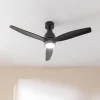 Imagen 3 Ventilador de techo EnergySilence Aero 5350 Black Design de 52" con motor DC de 30 W. Silencioso, luz LED, mando a distancia y función verano-invierno.