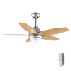 Ventilador de techo EnergySilence Aero 495 vista frontal con luz LED