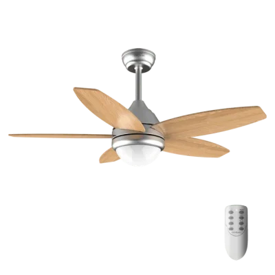 Ventilador de techo EnergySilence Aero 495 vista frontal con luz LED