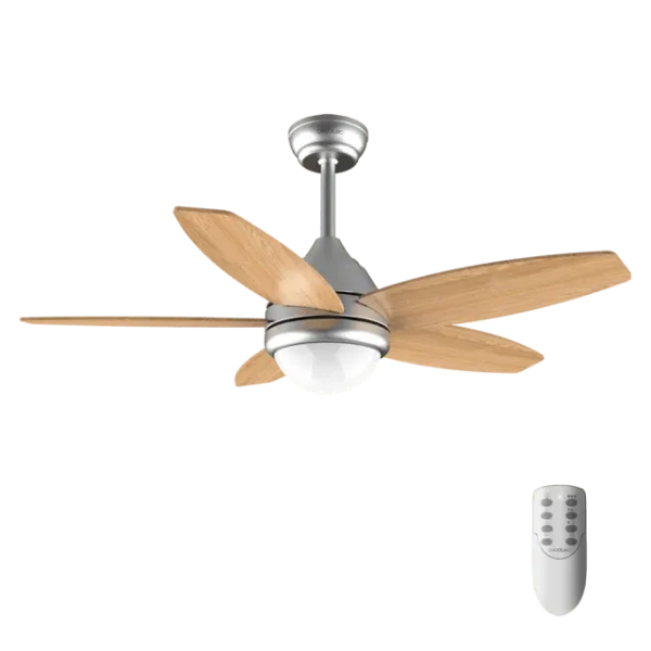 Ventilador de techo EnergySilence Aero 495 vista frontal con luz LED