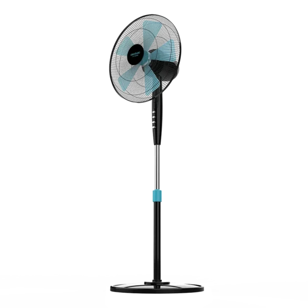Ventilador de pie Cecotec EnergySilence 510 de color negro con altura ajustable y 5 aspas