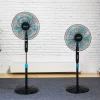 Imagen 2 Ventilador de pie EnergySilence 510 de Cecotec con 40 W, 5 aspas de 40 cm, 3 velocidades y altura ajustable. Motor de cobre para máxima durabilidad y eficiencia.