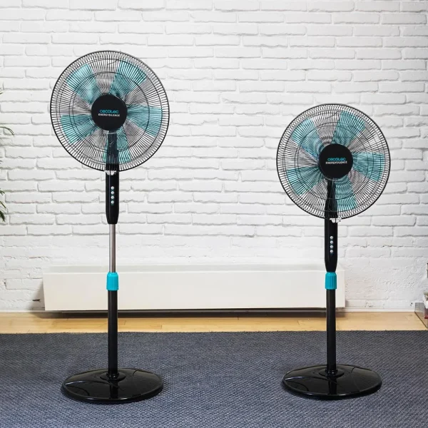 Imagen 2 Ventilador de pie EnergySilence 510 de Cecotec con 40 W, 5 aspas de 40 cm, 3 velocidades y altura ajustable. Motor de cobre para máxima durabilidad y eficiencia.