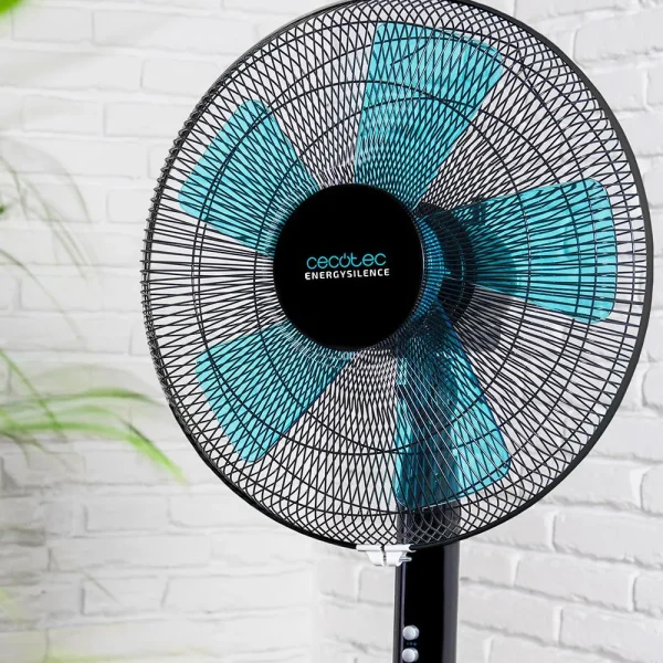 Imagen 6 Ventilador de pie EnergySilence 510 de Cecotec con 40 W, 5 aspas de 40 cm, 3 velocidades y altura ajustable. Motor de cobre para máxima durabilidad y eficiencia.