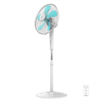 Ventilador de pie EnergySilence 530 Power Connected White con mando a distancia y pantalla LED
