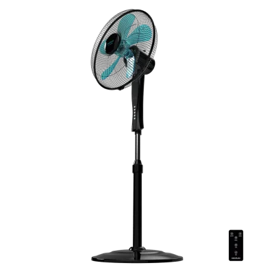 Ventilador de pie EnergySilence 530 Power Connected Black con mando a distancia y pantalla LED