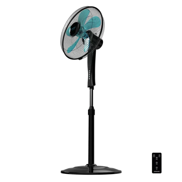 Ventilador de pie EnergySilence 530 Power Connected Black con mando a distancia y pantalla LED