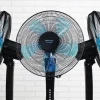 Imagen 5 Ventilador de pie Cecotec EnergySilence 530 Power Connected Black de 50 W con 5 aspas, mando a distancia, motor de cobre, 3 velocidades y pantalla LED.