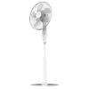 Ventilador de pie EnergySilence 1010 ExtremeFlow de color blanco con 10 aspas y motor de cobre