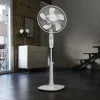 Imagen 3 Ventilador de pie EnergySilence 1010 ExtremeFlow de 60 W con 10 aspas, motor de cobre y 3 velocidades. Máximo caudal de aire, silencioso y oscilante.