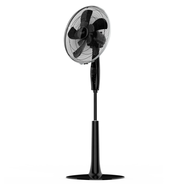 Ventilador de pie EnergySilence 1020 ExtremeFlow color negro con sistema de 10 aspas