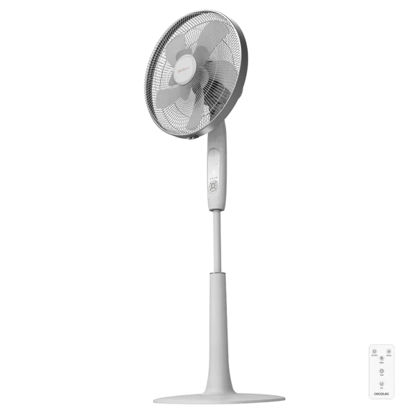 Ventilador de pie Cecotec EnergySilence 1010 ExtremeConnected con 10 aspas y mando a distancia