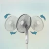 Imagen 7 Ventilador de pie Cecotec de 60 W con 10 aspas, 6 velocidades y motor de cobre. Incluye conectividad Wi-Fi, mando a distancia y altura ajustable de 115-135 cm.