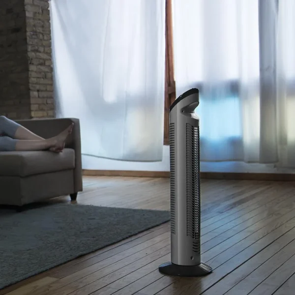 Imagen 8 Ventilador de torre Cecotec EnergySilence 790 Skyline de 50 W y 76 cm. Incluye 3 velocidades, oscilación automática y motor de cobre para mayor durabilidad.