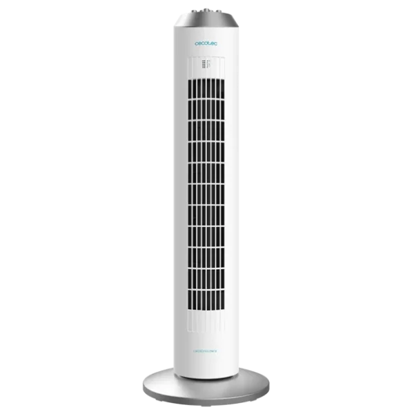Ventilador de torre blanco Cecotec EnergySilence 8090 Skyline con panel de control superior