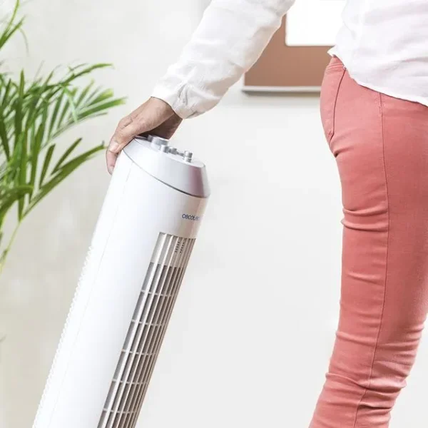 Imagen 8 Ventilador de torre EnergySilence 8090 Skyline de 60 W y 84 cm. Dispone de 3 velocidades, oscilación automática y motor de cobre para un frescor duradero.