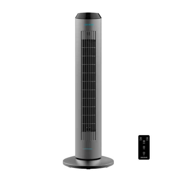 Ventilador de torre Cecotec EnergySilence 8190 Skyline Ionic color gris con pantalla digital