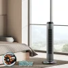 Imagen 2 Ventilador de torre EnergySilence 8190 Skyline Ionic de 60 W con ionizador, mando a distancia y temporizador de 8 horas para un aire fresco y purificado.