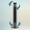 Imagen 8 Ventilador de torre EnergySilence 8190 Skyline Ionic de 60 W con ionizador, mando a distancia y temporizador de 8 horas para un aire fresco y purificado.