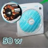Imagen 2 Ventilador de suelo Cecotec de 50 W con 5 aspas de 30 cm, 3 velocidades, rejilla rotatoria y motor de cobre de alta eficiencia para un frescor instantáneo.