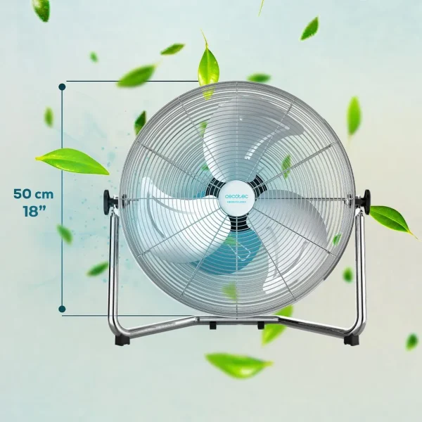 Imagen 3 Ventilador industrial EnergySilence 4100 Pro de 100 W con 3 aspas metálicas de 18 pulgadas, motor de cobre y 3 velocidades para una máxima ventilación potente.