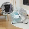 Imagen 6 Ventilador industrial EnergySilence 4100 Pro de 100 W con 3 aspas metálicas de 18 pulgadas, motor de cobre y 3 velocidades para una máxima ventilación potente.