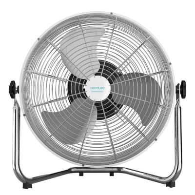Ventilador industrial Cecotec EnergySilence 4500 GyroPro con acabado cromado y oscilación automática