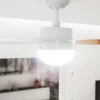 Imagen 2 Ventilador de techo EnergySilence Aero 360 de 50 W con luz. 6 aspas reversibles de 91 cm, 3 velocidades y función invierno para climatización eficiente.