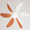Imagen 3 Ventilador de techo EnergySilence Aero 360 de 50 W con luz. 6 aspas reversibles de 91 cm, 3 velocidades y función invierno para climatización eficiente.