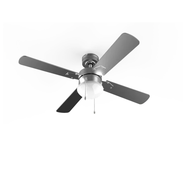Imagen 2 Ventilador de techo EnergySilence Aero 450 de 50 W. Silencioso, 106 cm, 4 aspas reversibles, luz integrada, 3 velocidades y función verano/invierno.