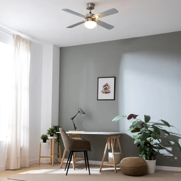 Imagen 7 Ventilador de techo EnergySilence Aero 450 de 50 W. Silencioso, 106 cm, 4 aspas reversibles, luz integrada, 3 velocidades y función verano/invierno.