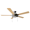 Ventilador de techo Cecotec EnergySilence Aero 540 con luz LED y aspas de madera