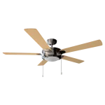 Ventilador de techo Cecotec EnergySilence Aero 540 con luz LED y aspas de madera