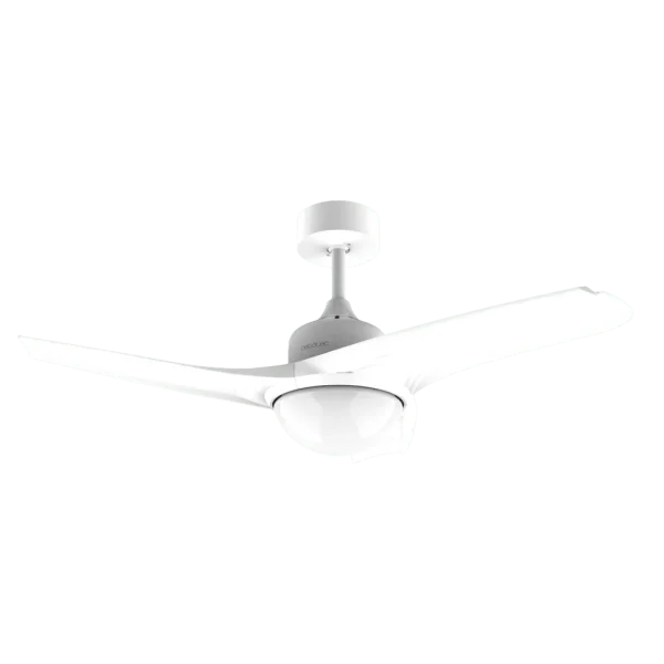 Imagen 2 Ventilador de techo de 106 cm con luz LED, motor de 49 W y 3 aspas. Incluye mando a distancia, temporizador y función verano-invierno para climatización.