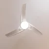 Imagen 5 Ventilador de techo EnergySilence Aero 550 de 60 W y 132 cm. Motor silencioso, 3 aspas, luz LED, mando a distancia y función verano/invierno en color blanco.