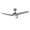 Ventilador de techo EnergySilence Aero 560 gris con luz LED y 3 aspas