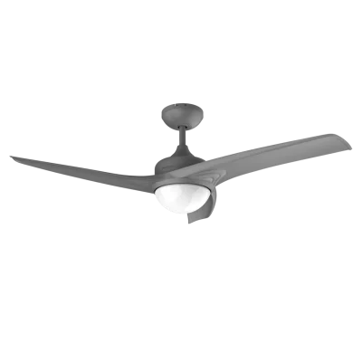 Ventilador de techo EnergySilence Aero 560 gris con luz LED y 3 aspas