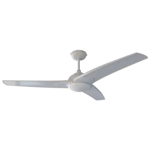 Imagen 2 Ventilador de techo de 52" con luz LED, motor de 60 W y 3 aspas aerodinámicas. Incluye mando a distancia, temporizador y función verano/invierno para climatización.