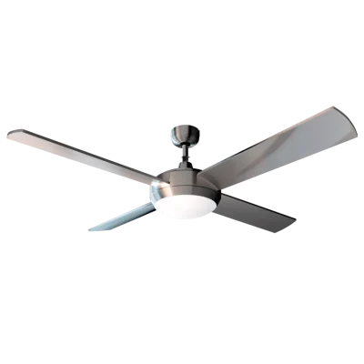 Ventilador de techo Cecotec EnergySilence Aero 570 acabado acero con luz led y mando a distancia