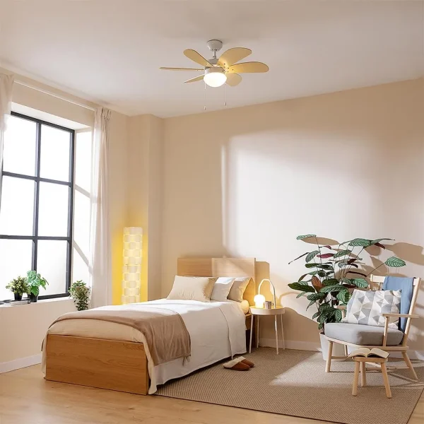Imagen 5 Ventilador de techo EnergySilence Aero 3600 de 92 cm con luz y 50 W. 6 aspas reversibles, 3 velocidades y función verano/invierno para confort total.
