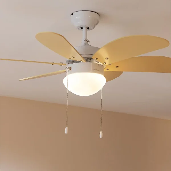 Imagen 7 Ventilador de techo EnergySilence Aero 3600 de 92 cm con luz y 50 W. 6 aspas reversibles, 3 velocidades y función verano/invierno para confort total.
