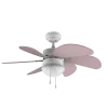 Ventilador de techo EnergySilence Aero 3600 Vision Purple con aspas reversibles y luz
