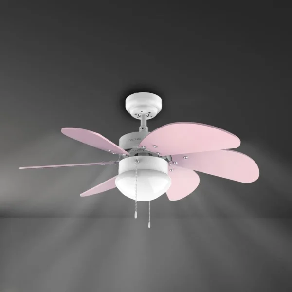 Imagen 6 Ventilador de techo EnergySilence Aero 3600 Vision Purple de 92 cm y 50 W. Luz integrada, 6 aspas reversibles, 3 velocidades y función invierno para el hogar.