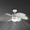 Imagen 7 Ventilador de techo EnergySilence Aero 3600 Vision Mint de 50 W y 92 cm. 6 aspas reversibles, lámpara, 3 velocidades y función verano/invierno.