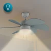 Imagen 4 Ventilador de techo de 92 cm con 50 W y luz. Sistema de 6 aspas reversibles, 3 velocidades y función verano/invierno para máxima eficiencia todo el año.
