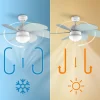 Imagen 8 Ventilador de techo de 92 cm con 50 W y luz. Sistema de 6 aspas reversibles, 3 velocidades y función verano/invierno para máxima eficiencia todo el año.