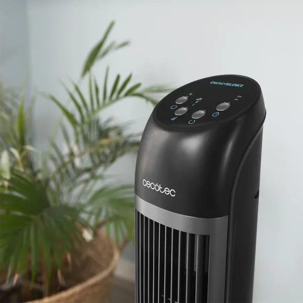 Imagen 5 Ventilador de torre EnergySilence 7050 SkyLine Control de 45 W con mando a distancia, 3 velocidades, oscilación automática y temporizador de hasta 7,5 horas.